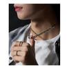 [Wego] Choker Necklace Accessory Korean Silver Accessory Gift Present Daily Use Spring Summer Autumn Winter Men's F Pattern 3