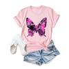 Stil Floare Fluture Tendință Îmbrăcăminte Modă Tricou Desene Animate Tricouri Vara Tricou Femei Doamnă Imprimeu Casual Grafic Top