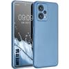 TPU Case - E.F.CONNECTION - For Xiaomi Redmi Note 12 5G - Liquid Silicone - Matte Blue - Anti-Scratch