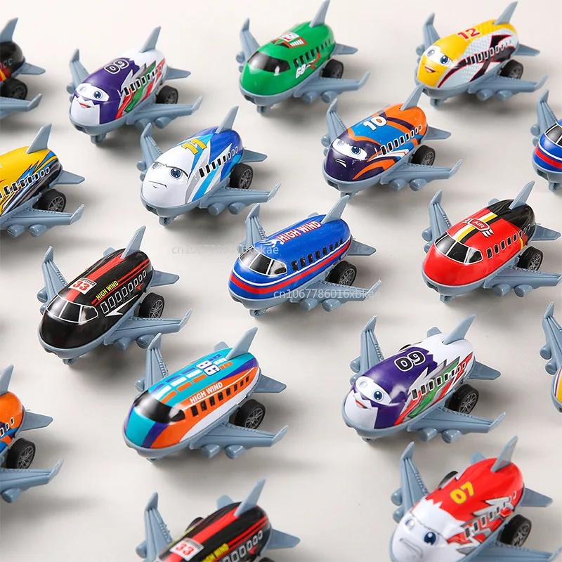 1-30Pcs Metal Pull Back Toys Plane Game Children Birthday Party Carnival Christmas Gift Reward Pinata Filler Prize Pack Toy Gift