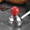 Steel Measuring Spoon Practical Measuring Spoon Long Handle Functional Steel 15/30ML Measuring Spoon