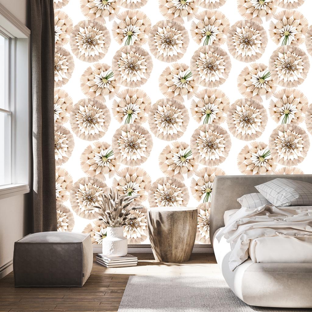 Dandelions wallpaper for living room and bedroom 50x1000