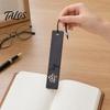 Talos Spring Window Cutout Bookmark, Rosewood Redwood Page Marker, Hollow Carved Wood Bookmark for Readers, Literary Gift