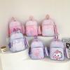 Adorable Children's Backpack For Girls With Cute Cartoon Bear Design Spacious And Lightweight Canvas Book Bag