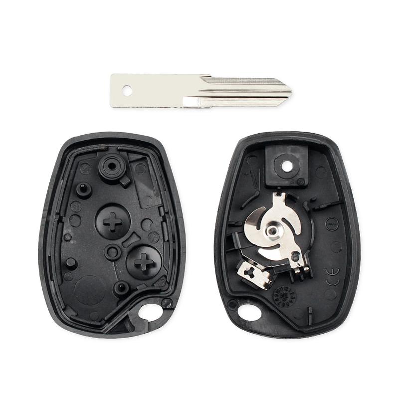 KEYYOU 10pcs Key Case For Renault Megane Modus Espace Laguna Duster Logan DACIA Sandero Fluence Clio Kango For NISSAN ALMERA