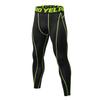 Men's Pro Sports Fitness Running Pants - Sweat-Wicking, Breathable, Quick-Drying, Elastic Tights