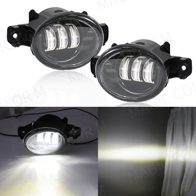 2 Stücke Auto Nebelscheinwerfer Frontstoßstange Tagfahrlicht DRL Für Nissan X-Trail Altima Sylphy Almera QASHQAI März Pathfinder 12 V