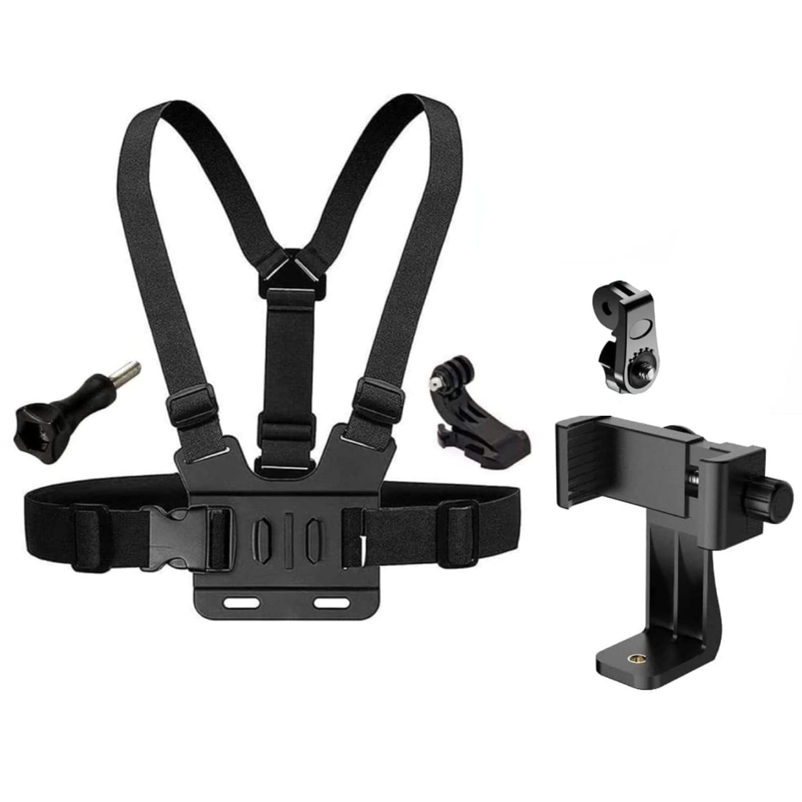 

Mobile Phone Chest Strap Harness Mount for iPhone GoPro 10 11 12 Phone Chest Mount Harness Holder 360 Degree Rotating Adapter China Mainland