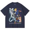 230 Gsm 100% Cotton Dragon Ball V50 Trunks Freeza Print Unisex Heavy Cotton T Shirt
