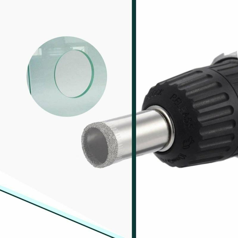 1~10 STÜCKE 5/6/8/10/12mm Beschichtetes Bohrer-Set Fliesen Marmor Glas Keramik Lochsäge Bohrer für Elektrowerkzeuge Heimwerkzeuge