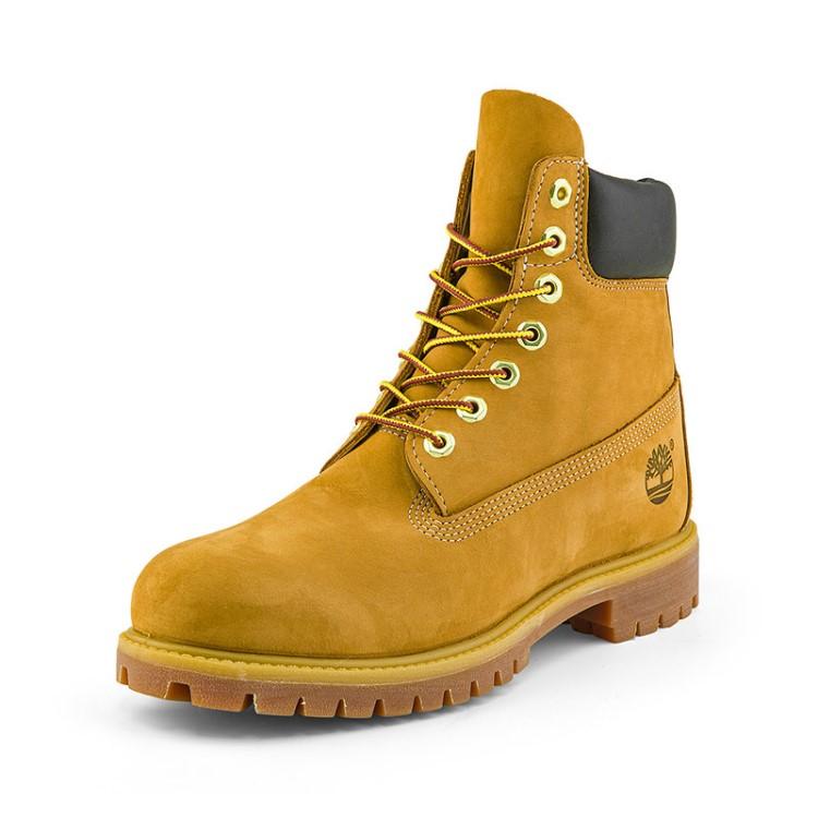 Timberland Premium Series Waterproof Classic Yellow Boots Short Outdoor Boots Unisex boots Wheat TB010061W