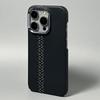 Textura Magnética de Kevlar Fibra de Alta Calidad Para Funda Magsafe Para iPhone 17 16 15 14 13 Pro Max Marco Metálico para Lente Cubierta a Prueba de Golpes