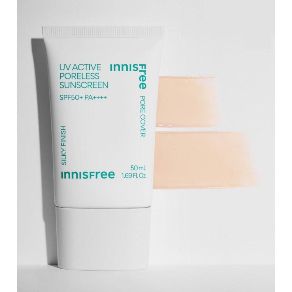 Innisfree Nouvel écran solaire UV Active Poreless SPF50+ PA++++, 50 ml, 1 unité