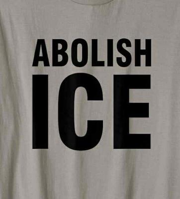 Abolish ICE T Shirt Mens Womens Tees Top Tee Protest Anti Trump