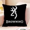 BBrownings Logo Pillowcases Home Bedding Decorative Pillow Cover Wedding Super Soft Pillow Case
