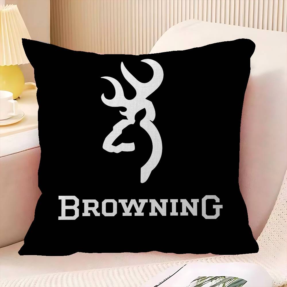 BBrownings Logo Pillowcases Home Bedding Decorative Pillow Cover Wedding Super Soft Pillow Case
