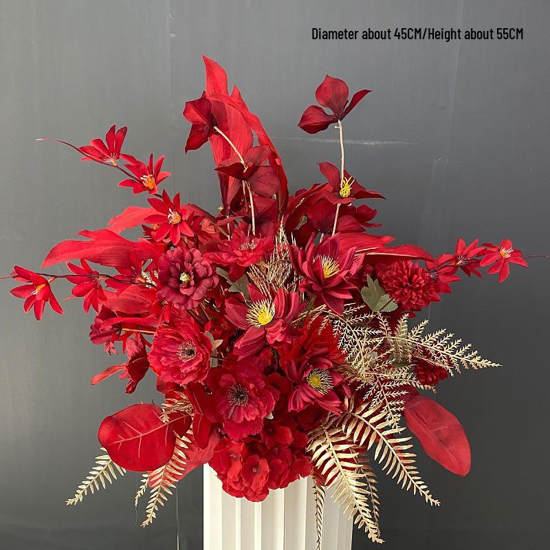 Artificial Wedding Venue Floral Decor for Aisle, Stage, and Reception