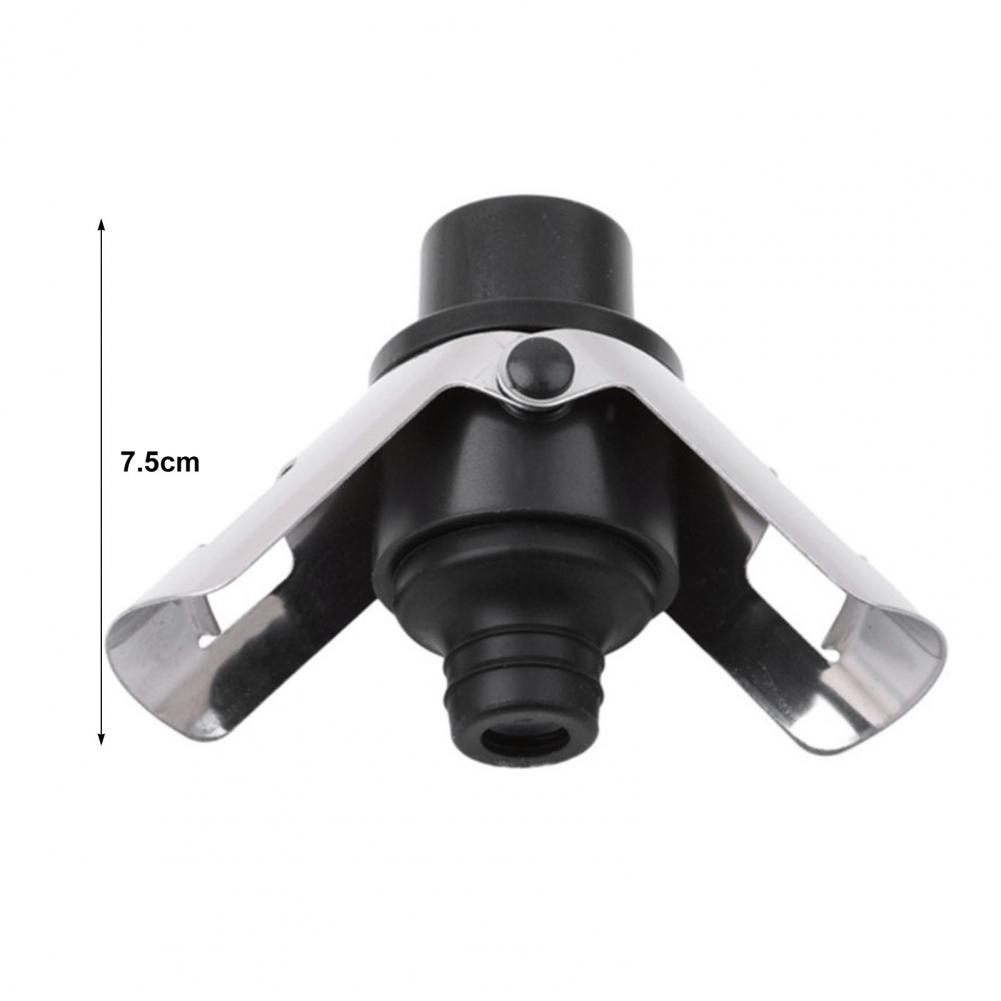 Vacuum Champagne Stopper with Pressure Pump StainlessSteel Leak-proof Keep Fizz Sparkling Wine Bottle Plugs Sealer Silicone Caps