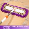 Retractable Water-Absorbing Mop Stainless Steel Pole Cleaning Mop  Wooden Floors