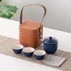 Nordic Portable Ceramic Travel Tea Set