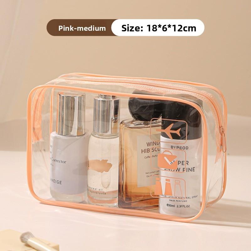 Travel Waterproof Pvc Toiletry Bag Large Capacity Organizer For Packing And Cosmetics Storage
