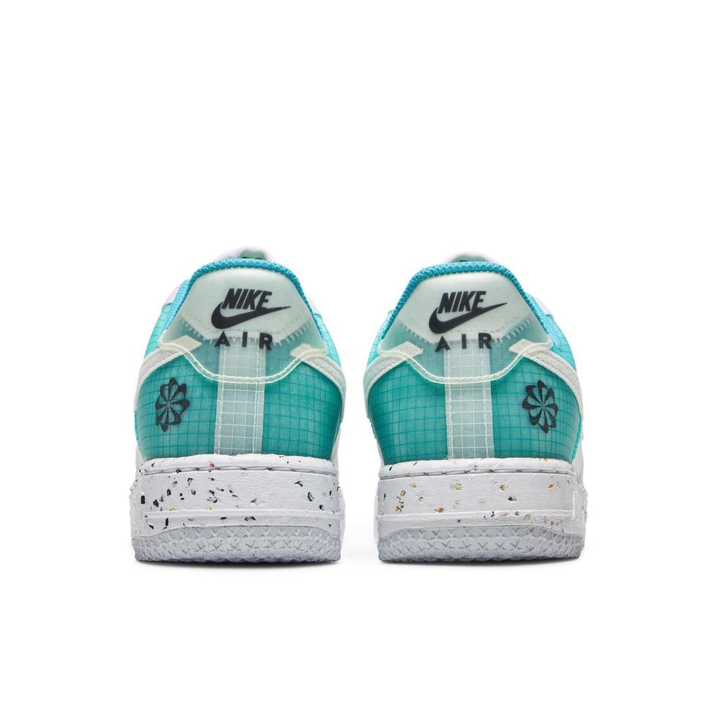 Nike Womens Air Force 1 Crater 'Move To Zero - White Dynamic Turquoise' (women's sizes) White / Dynamic Turquoise / Armory Navy / White