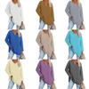 Nuova Maglietta Base Y2k Sexy Slim Fit Quotidiana per il Fitness e il Pendolarismo da Donna Casual Ampia a Maniche Lunghe