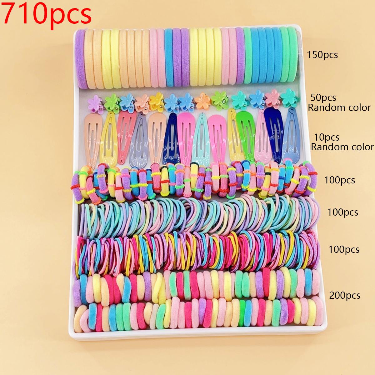 

Детский набор резинок для волос и заколок, детская резинка для волос, аксессуар для волос - заколка-краб для девочки, детская принцессина резинка для волос.