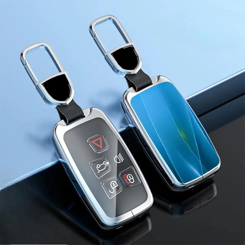 Zinc Alloy Car Key Case Cover Shell Fob for Land Rover Discovery Sport/Range Rover Evoque/Velar/Defender/Freelander 2