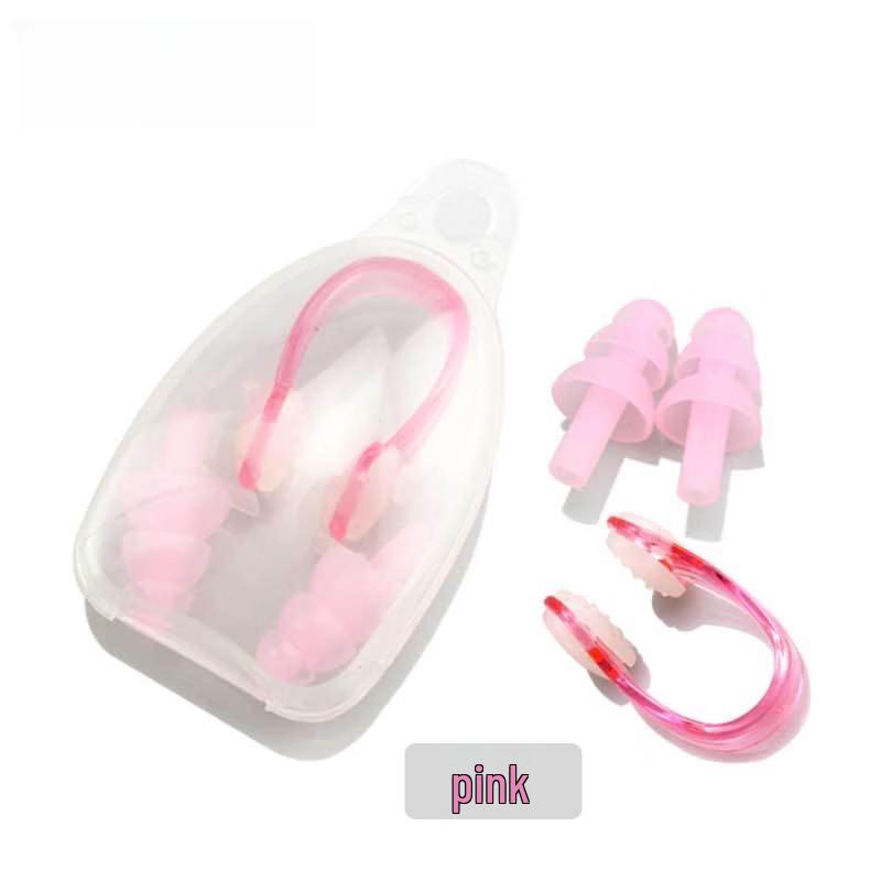 

Kids Swimming Silicone Earplugs & Nose Clip Set