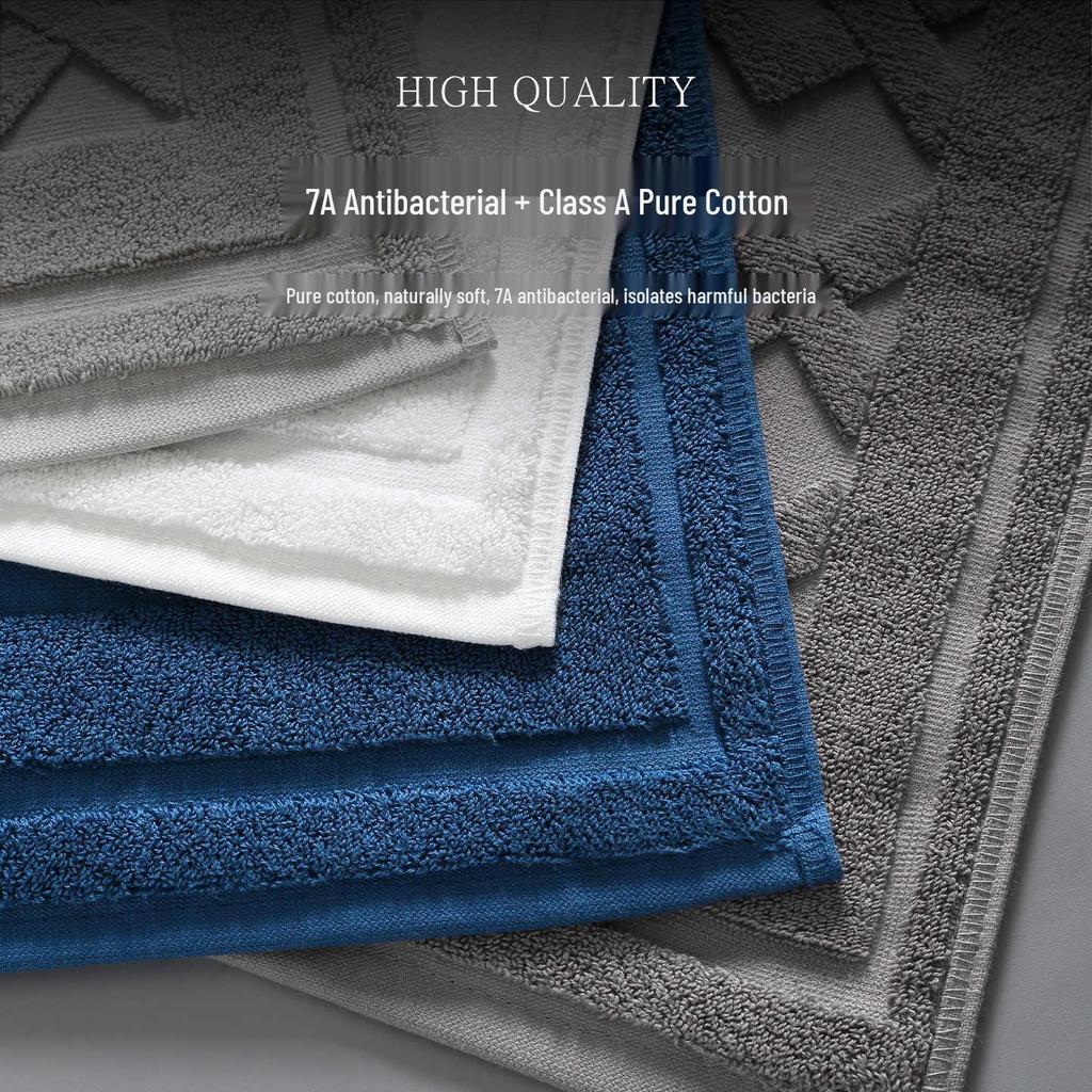 Antibacterial Quick-Dry Non-Slip Bathroom Floor Mat with Water Absorption