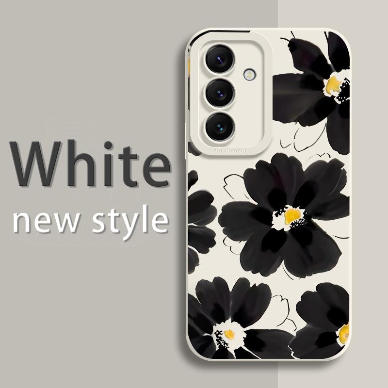 

Trendy Flower Butterfly Phone Case For Samsung Galaxy A56 A55 A54 A53 5G Note 20 S25 Edge S24 FE S23 Plus S22 Ultra Soft Cover Galaxy S23+