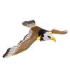 Interactive Cat Toy Lifelike Eagle Shape Sound Light Automatic Bird Kitten Toy for Door Wall