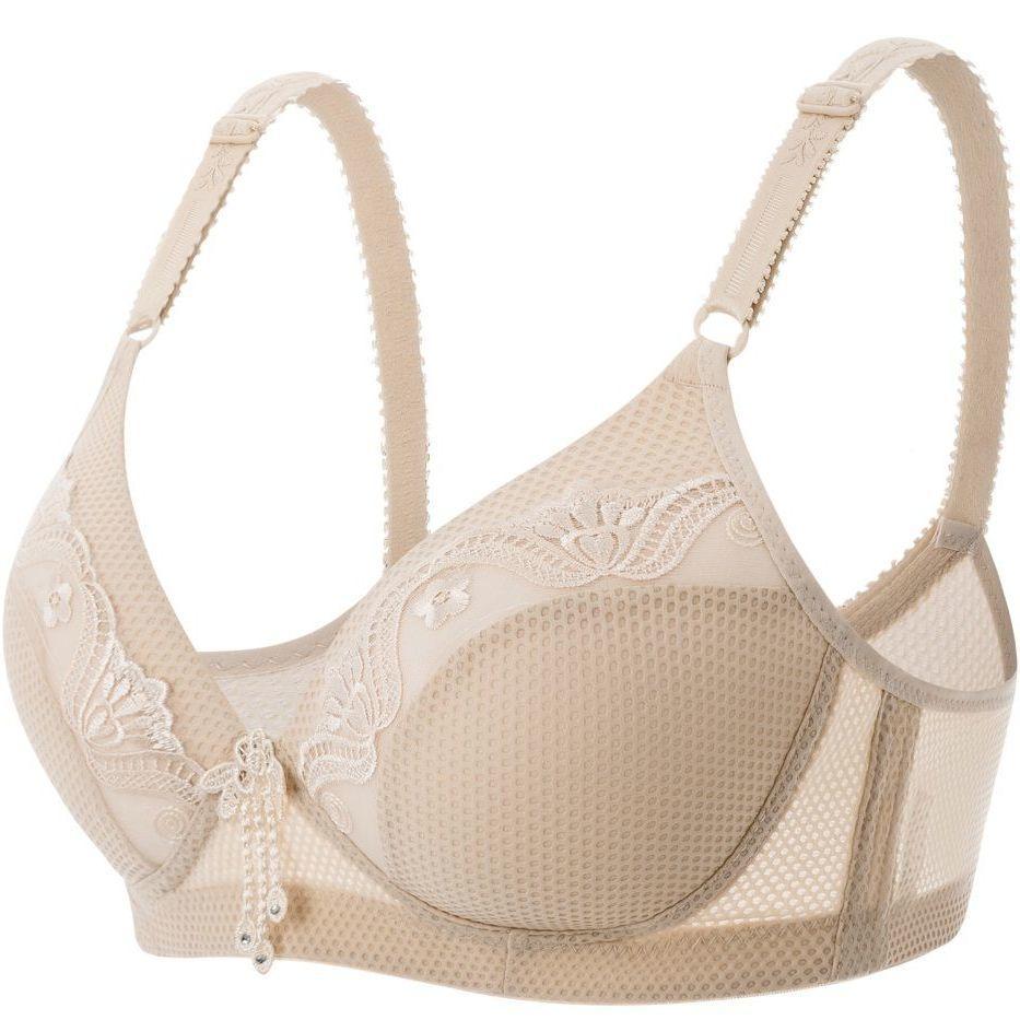 WTEMPO Sutien de mărime Plus Sutien fără cusături pentru femei Lenjerie de corp Sutien din dantelă Sutien moale de culoare uni fără sârmă
