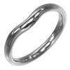 TIFFANY&Co. Curved Band Ring 0.1" Band Pt950Platinum #8.2(US Size) 5.95g Women Used