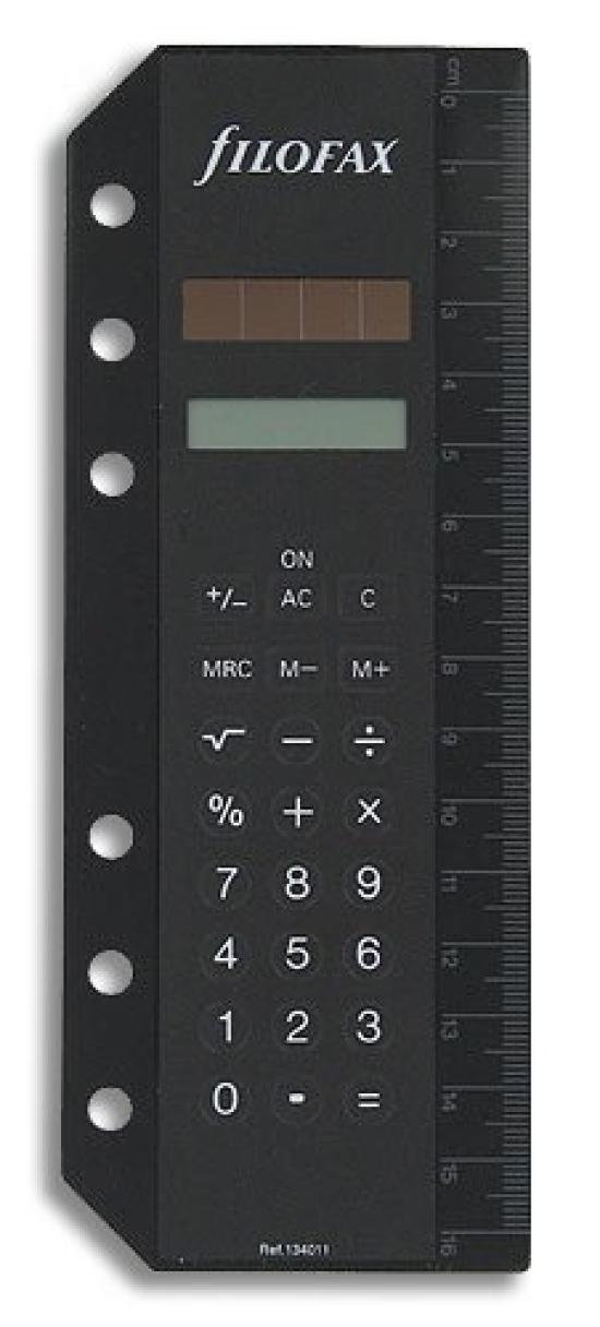

Filofax FILOFAX solar calculator size (for A5/Bible notebook) [item]