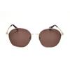 Damen Rote Runde Sonnenbrille Cls3074