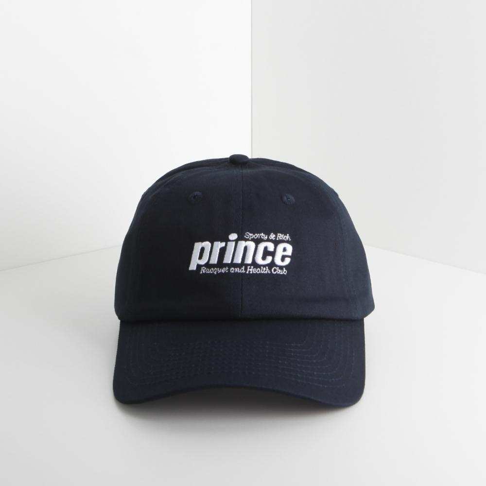 

22FW Sporty and Rich Hat Темно-синяя бейсболка Prince AC522NA HIM