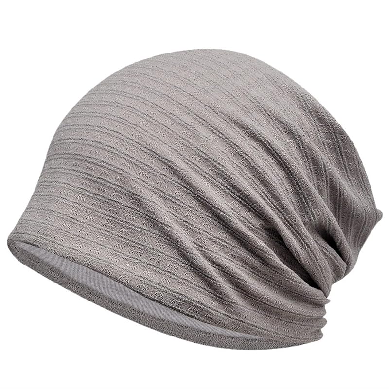 

[Odejaa] knit hat Thin care hat sweat absorption ventilation Cooling measures knit cap Fashionable Relaxing summer knit beanie skin-friendly Zero