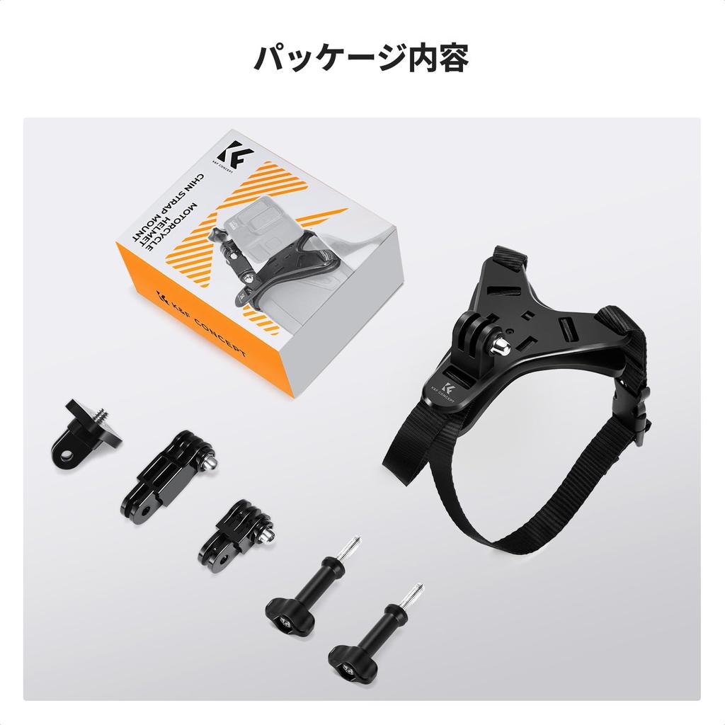 CONCEPT Helmet Chin Mount Compatible with Insta360 X5 X4 X3 GoPro 13 12 11 10 9 DJ IOSMO Action 5 Pro 4 Action Camera Accessory K&F - / / 3, etc. -