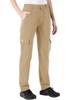 Gopune Women's Trekking Pants, Water-Repellent Quick-Dry Stretch Cargo Pants for Hiking, Golf, Camping, Fishing, UV-Cut Cooling Lightweight (Khaki, 2L