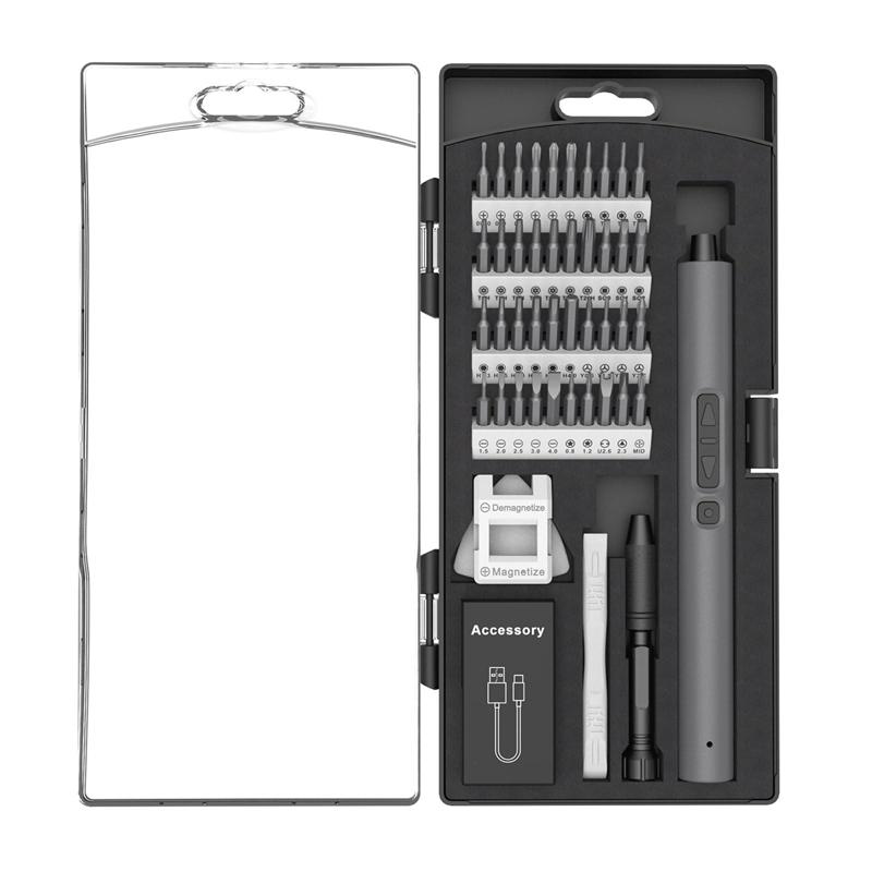 50 in 1 Multi-function Electric Screwdriver Set Precision Repair Tools Magnetic Phillips Torx Screw Driver Bits for iPhone PC
