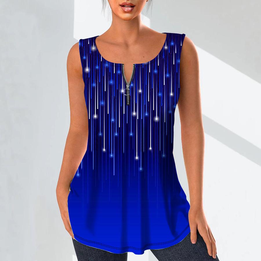 

Женские модные рубашки с v-образным вырезом, повседневные топы, футболка, женский жилет с 3D принтом звезды, блузка без рукавов больших размеров, топы на бретелях