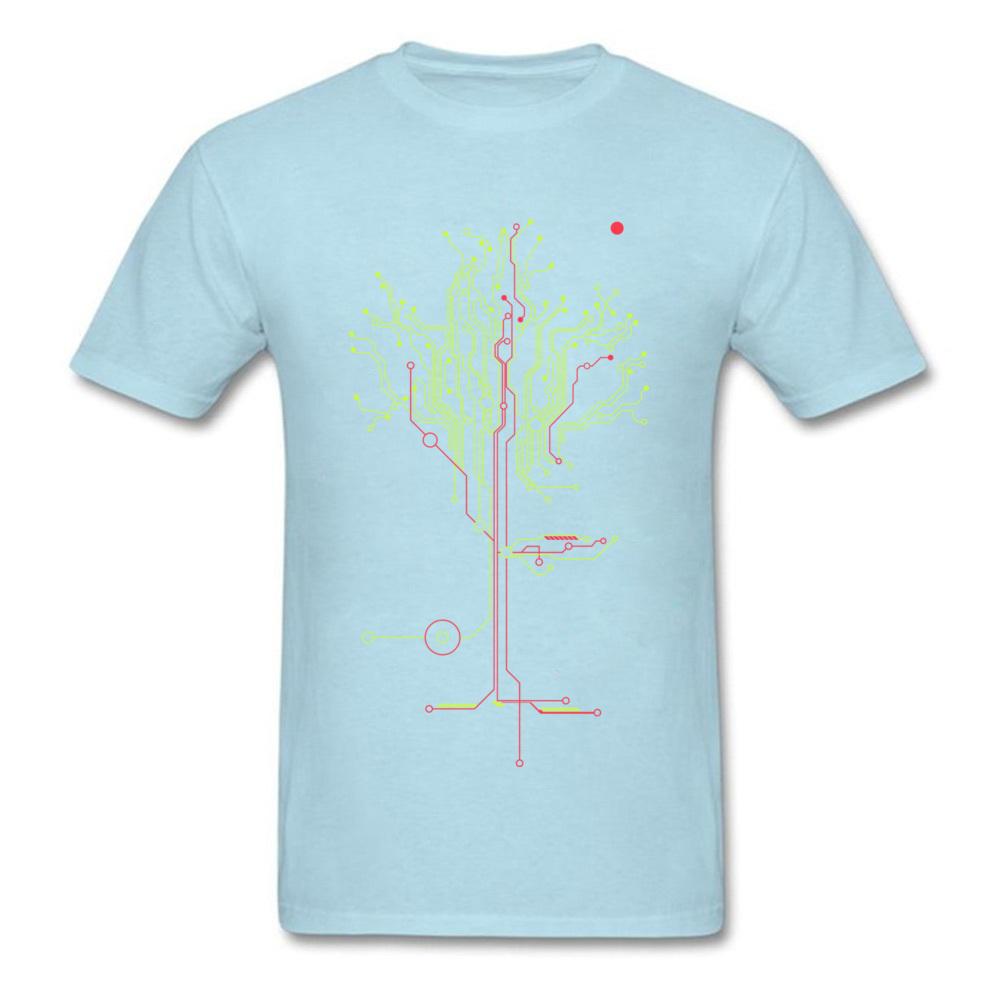 Men's Tops Tees Tree of Tomorrow IC Circuit Board Creative Design Youth Tshirt Oversized Fashion Cool Tops Tees Sweatshirt
