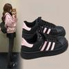 New women's shoes 2026 autumn and winter versatile three-way bar German training shoes comfortable soft-soled non-slip flat-soled casual board shoes