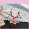 Handbag Women Transparent Summer Fashion Crescent Bag Zipper Closure Bags Travel