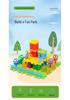 Educational Building Blocks Set for Kids: Large Particle Assembly Toy for Ages 3 to 6, featuring a Small Villa Design