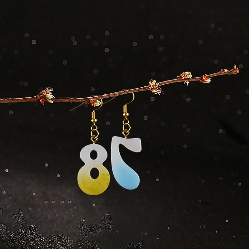 Alphabet Number Keychain Casting Mold Jewelry Craft Tools for Making Ornaments