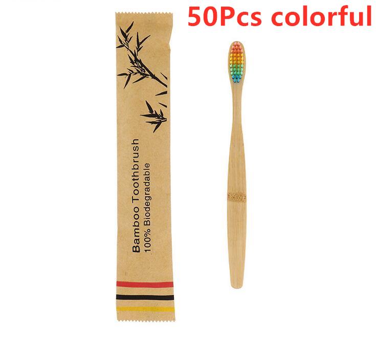 New Style Portable Bamboo Toothbrushes Eco Friendly Wooden Tooth Brush for Adults Children Customized Laser Engraving Logo