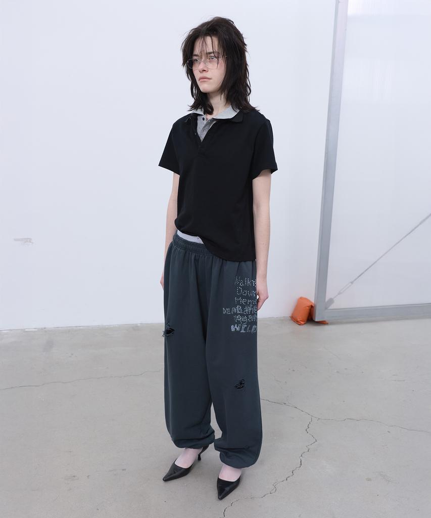 LCDC™ Printed Sweatpants (Grey)